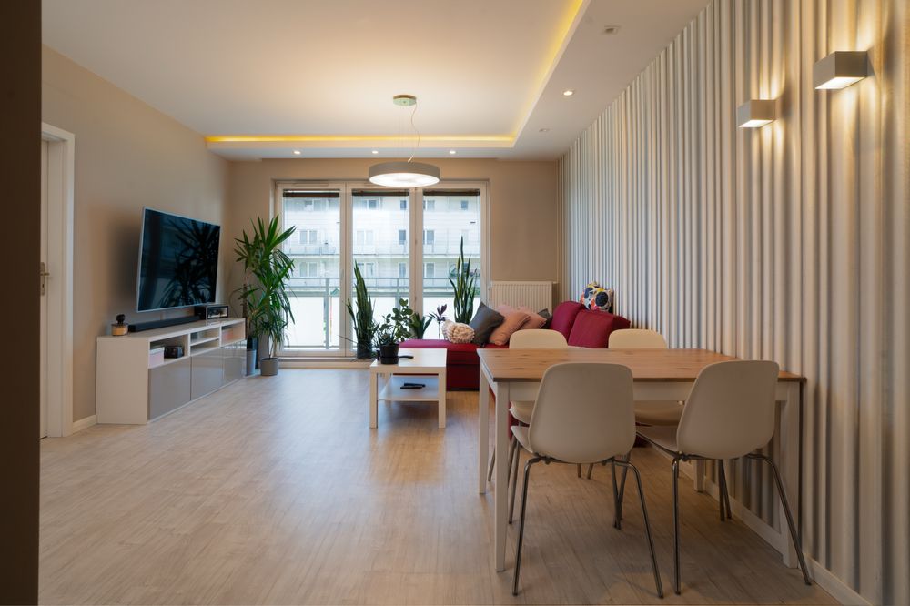 Mieszkanie w Aquasferze – wysoki standard, garaż, balkon wyposażone