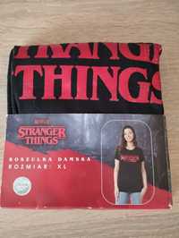 Koszulka t-shirt damska rozmiar XL czarna Stranger Things Netflix