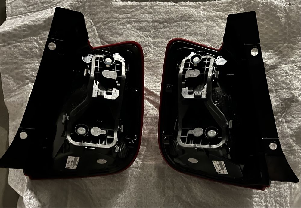 Lampy Tyl Fiat 500 czarna