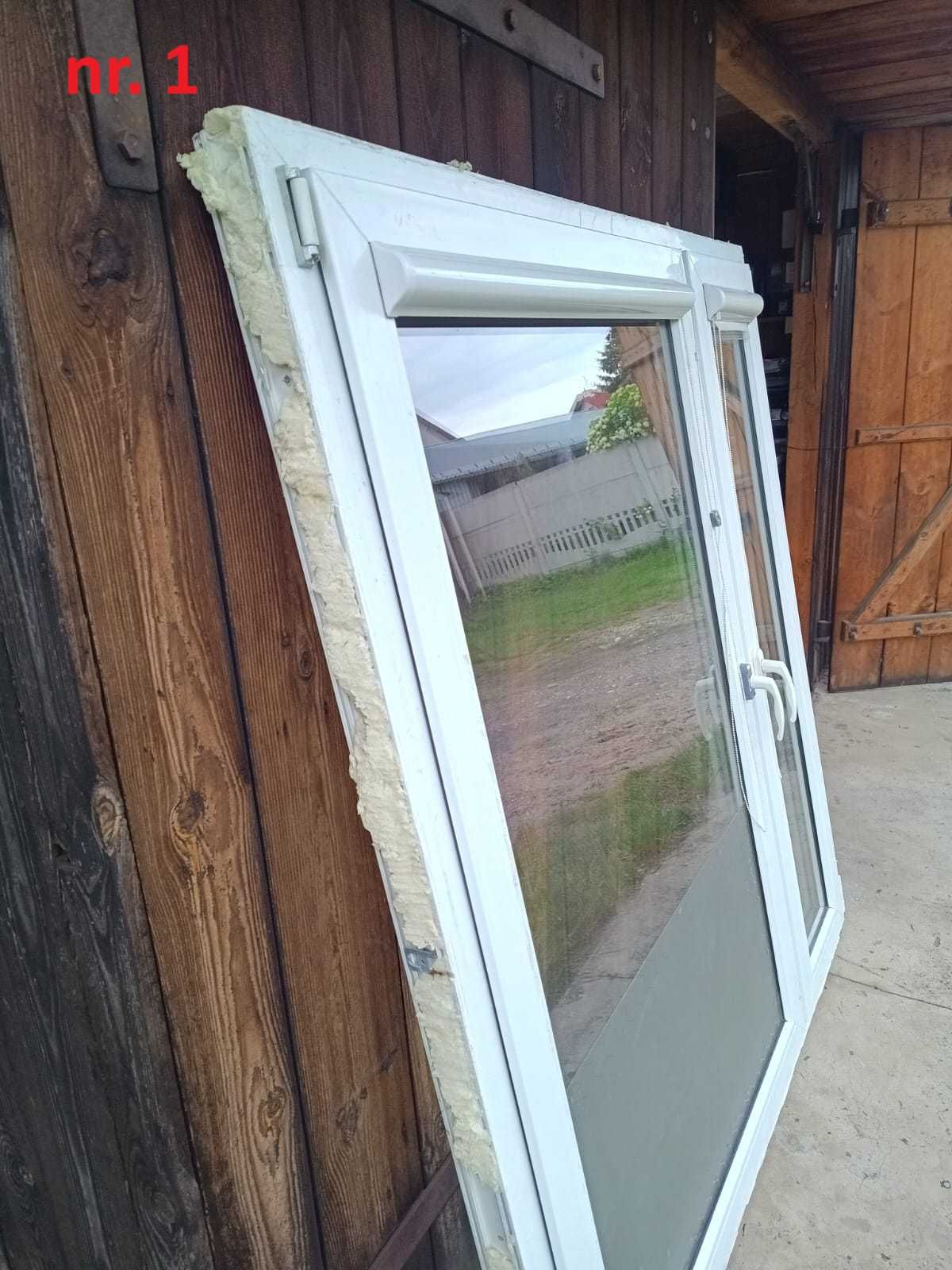 Okna plastikowe po demontażu  145x161 cm