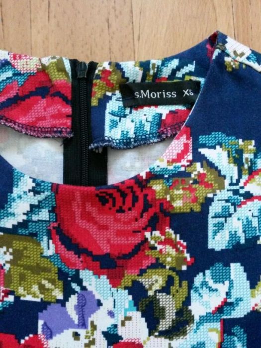 Sukienka s.Moriss xs 34 kwiaty