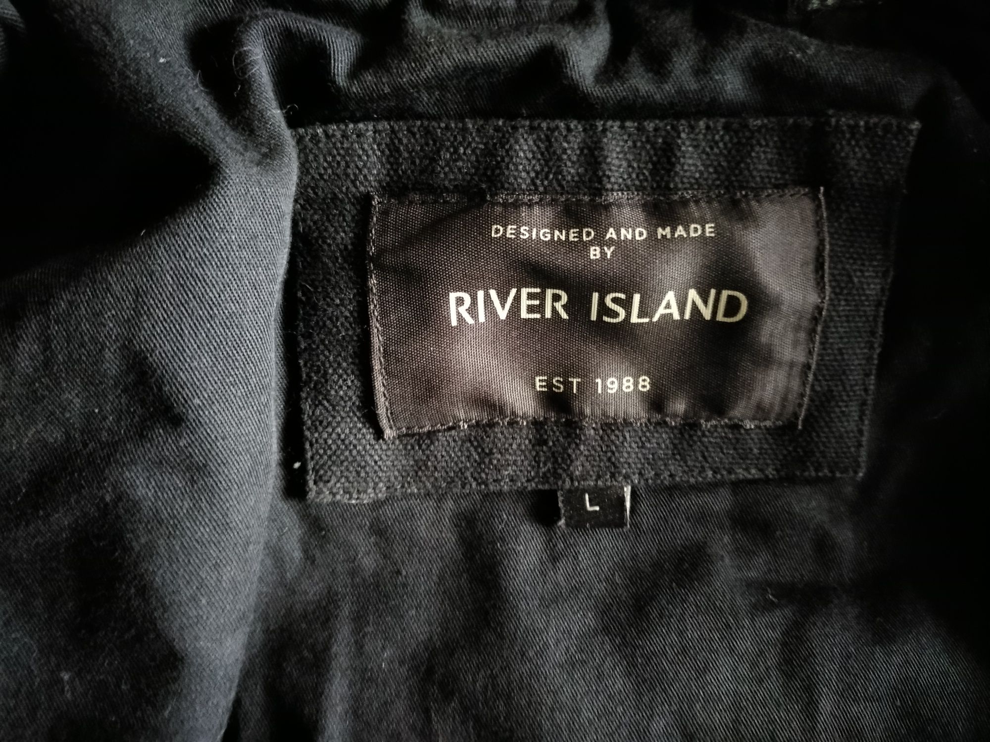Куртка мужская кожаная River Island .