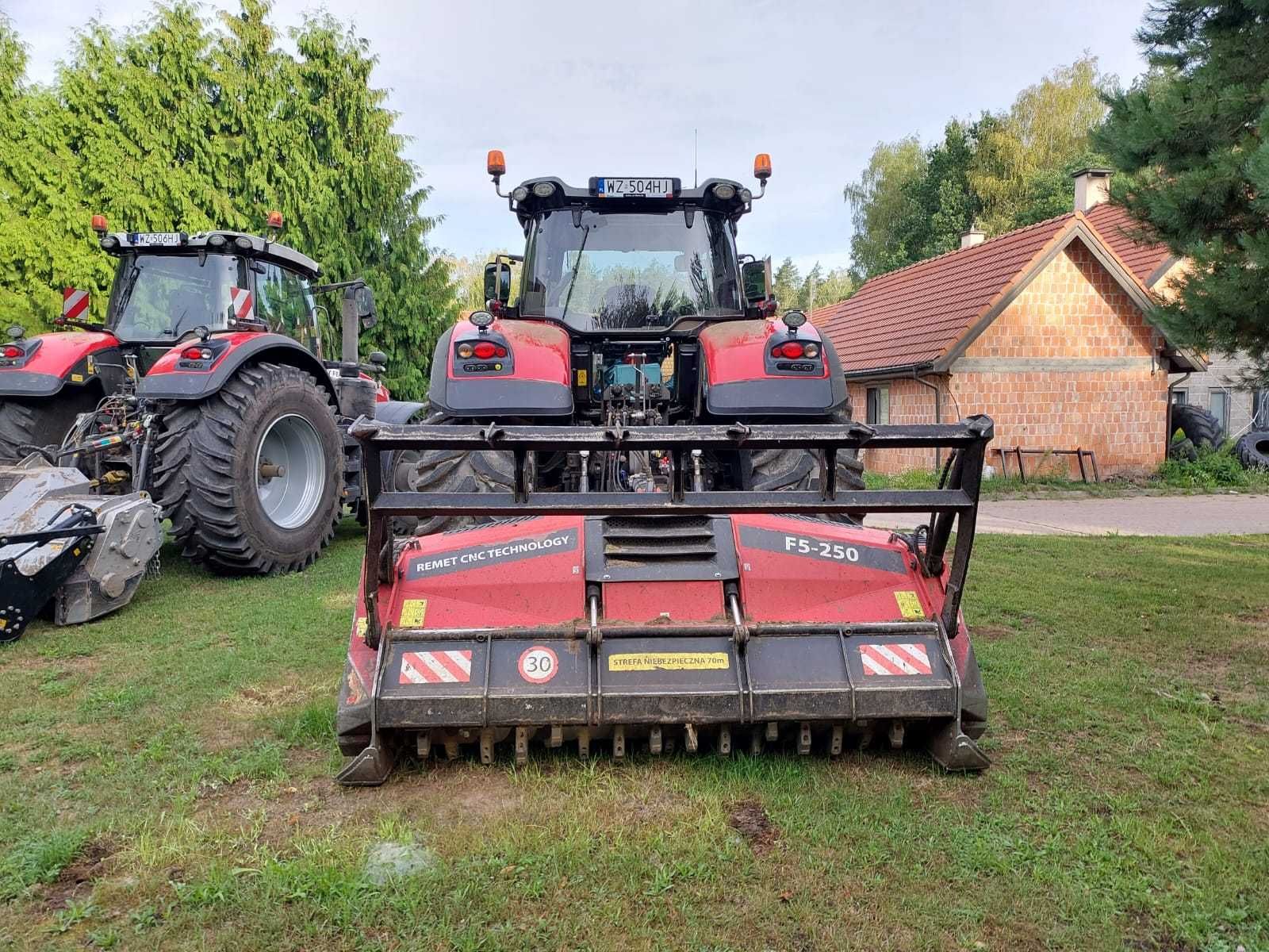REMET F5-250 idealny do ciągników 200-300KM mulczer leśny , kosiarka