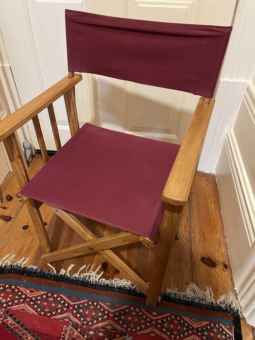 2 60Cadeiras de realizador e tecido bordot