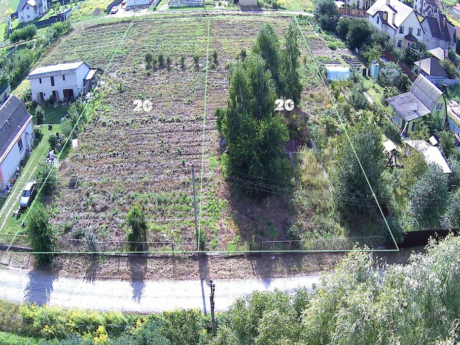 Крушинка ділянка 20 сот під забудову