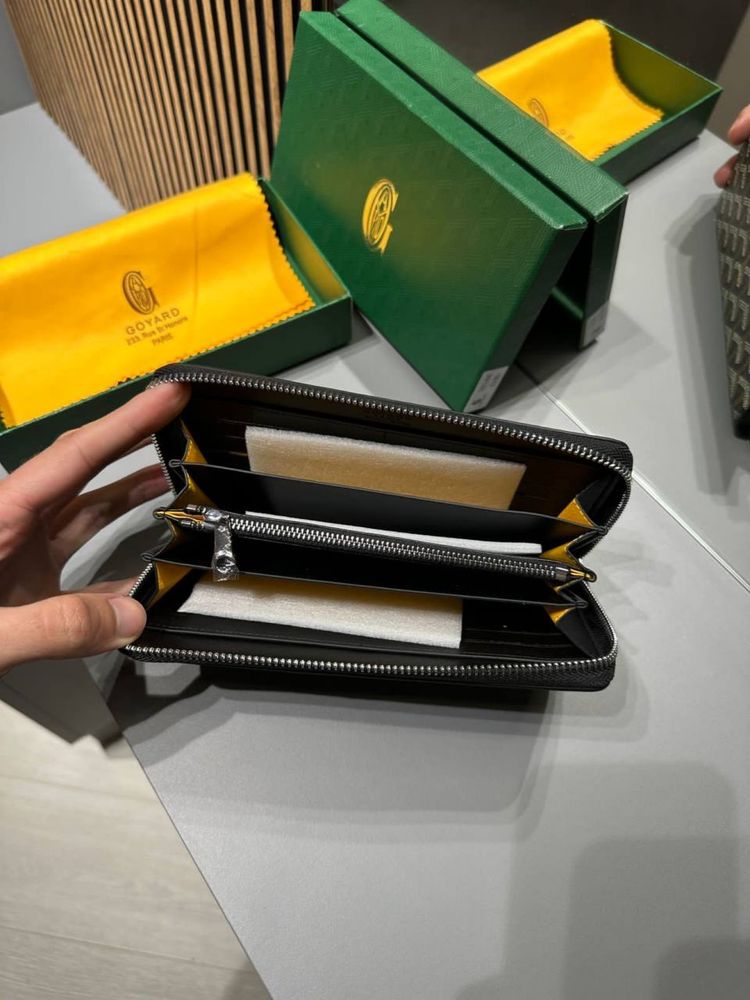 Кошелек Goyard натуральная кожа