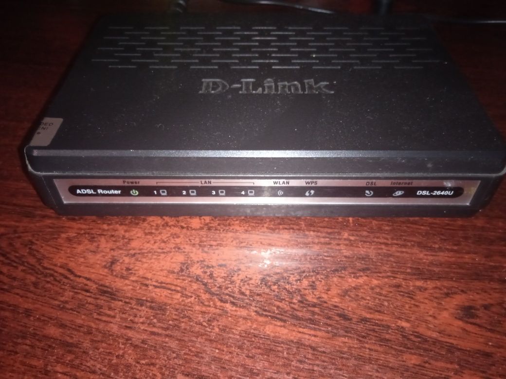 Роутер D-Link DSL-2640U + Wi-fi