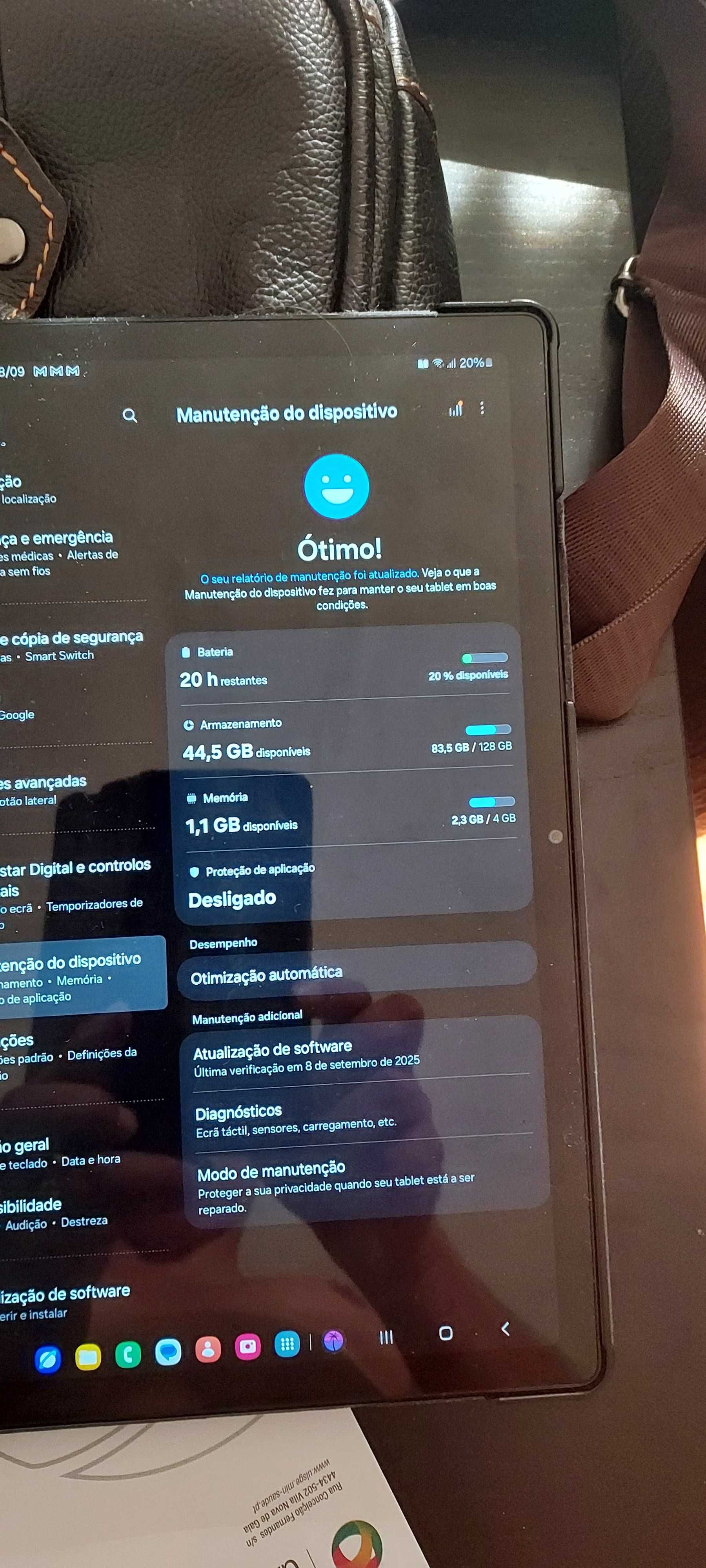 Tablet samsung a8