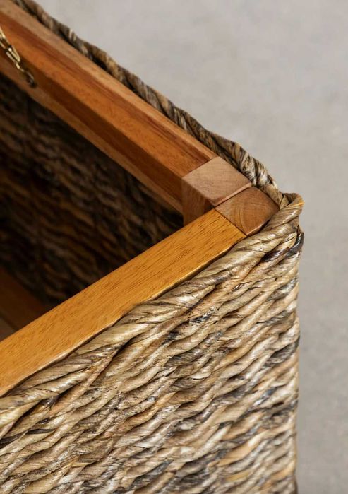 Baú - Banco - arrumação madeira / bench with storage - new