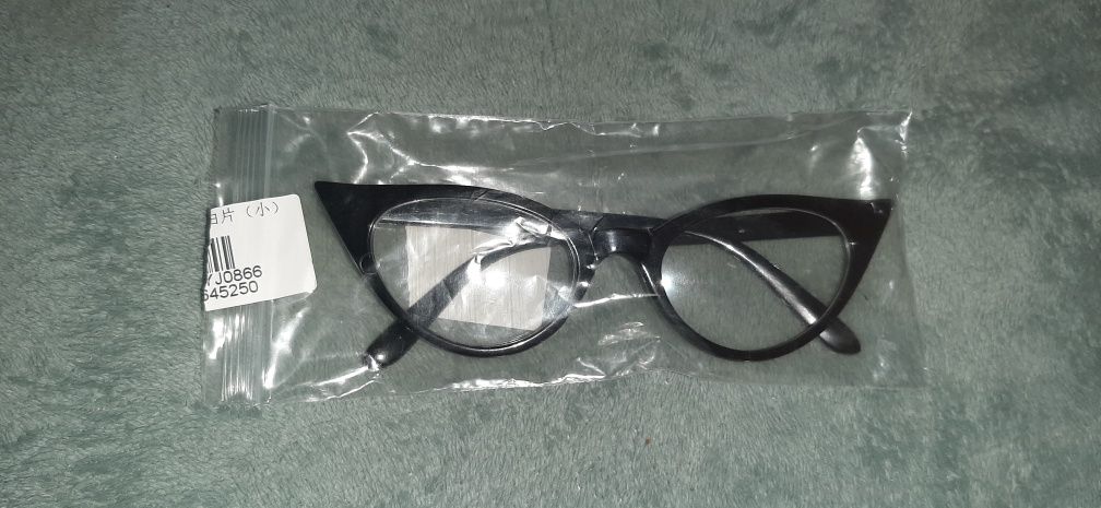 Nowe kocie okulary spojrzenie czarna ramka Vintage