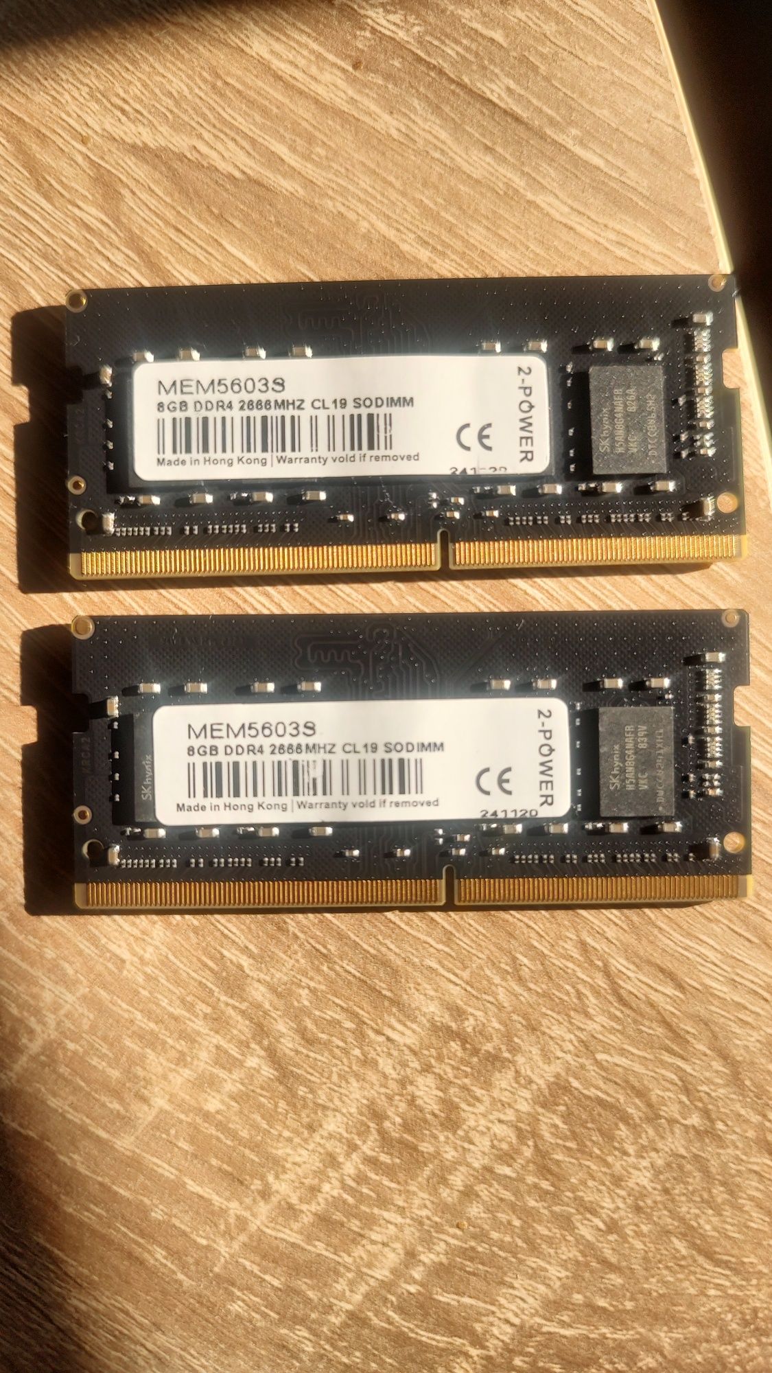 1 x Nowa Pamięć RAM 2-Power 8GB DDR4 2666 MHz PC4-21300 SODIMM CL19