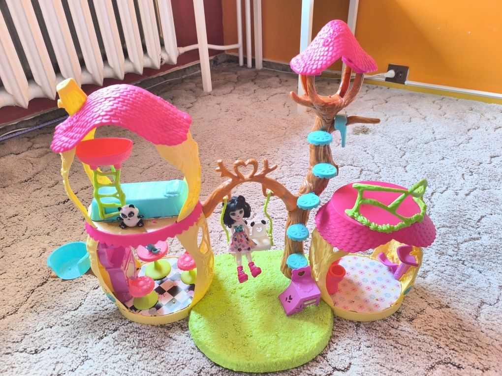 Enchantimals duży domek Panda stan bardzo dobry