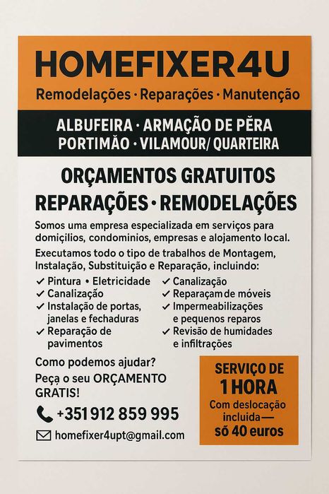 A Melhor Solução para Remodelações e Reparações