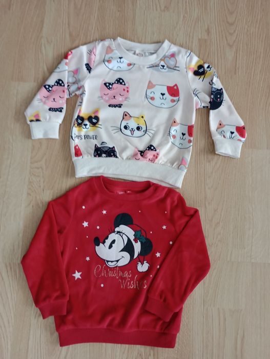 Bluzy i spodnie ocieplane 92