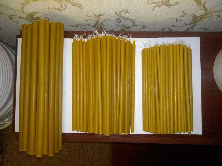 СВЕЧИ ВОСКОВЫЕ (100% чистый воск) !!!