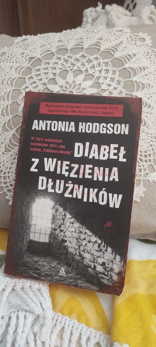 Antonia Hudgson "Diabeł z więzienia dłużników" kryminał historyczny