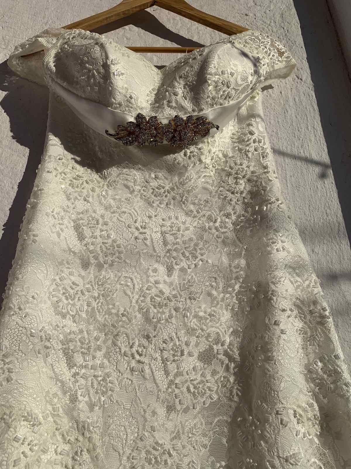 Весільне  плаття Годе мереживо / Свадебное платье Годе с кружевом