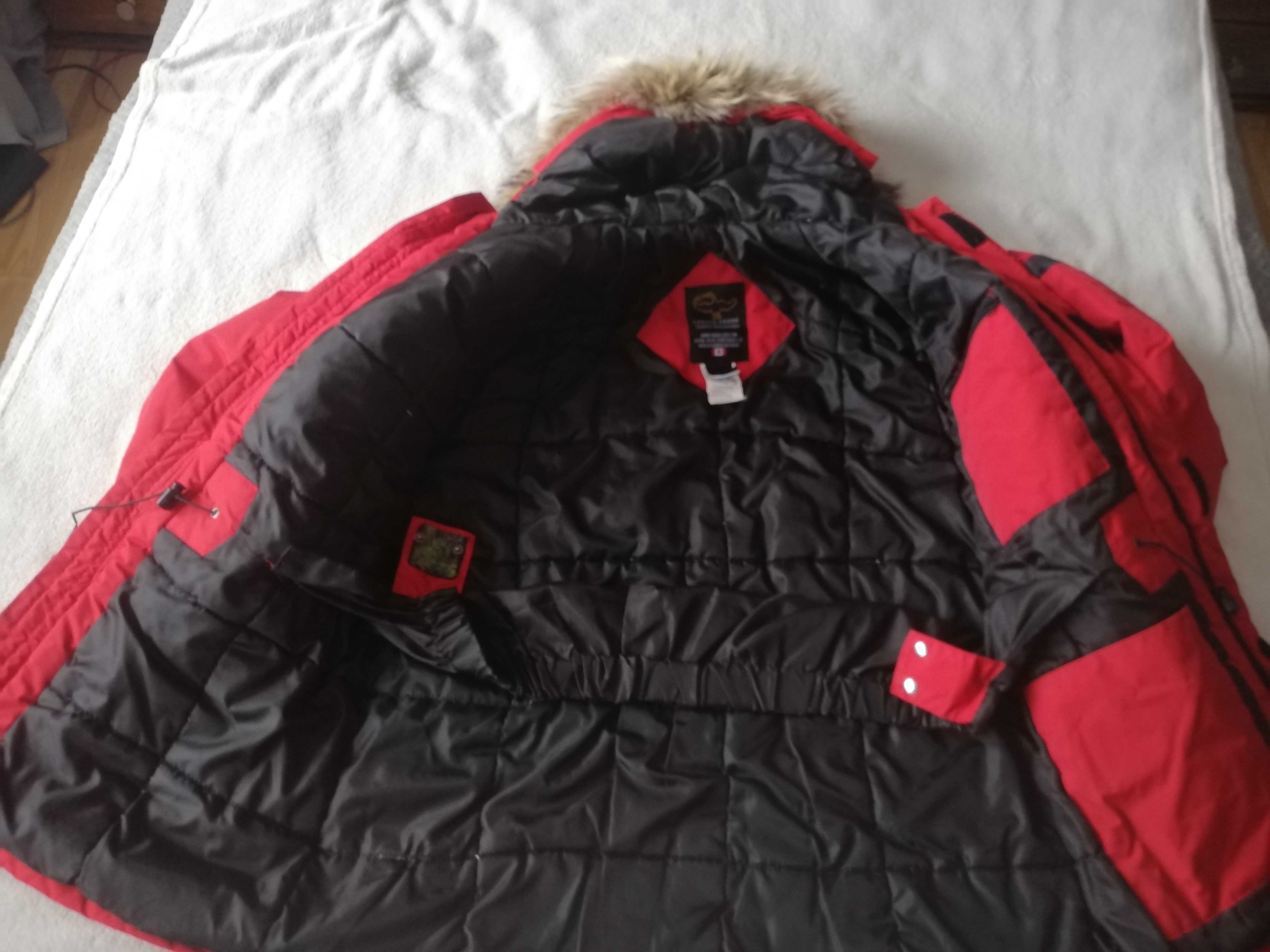 Kurtka narciarska zimowa CANADA GOOSE  M/L  puchowa jenot