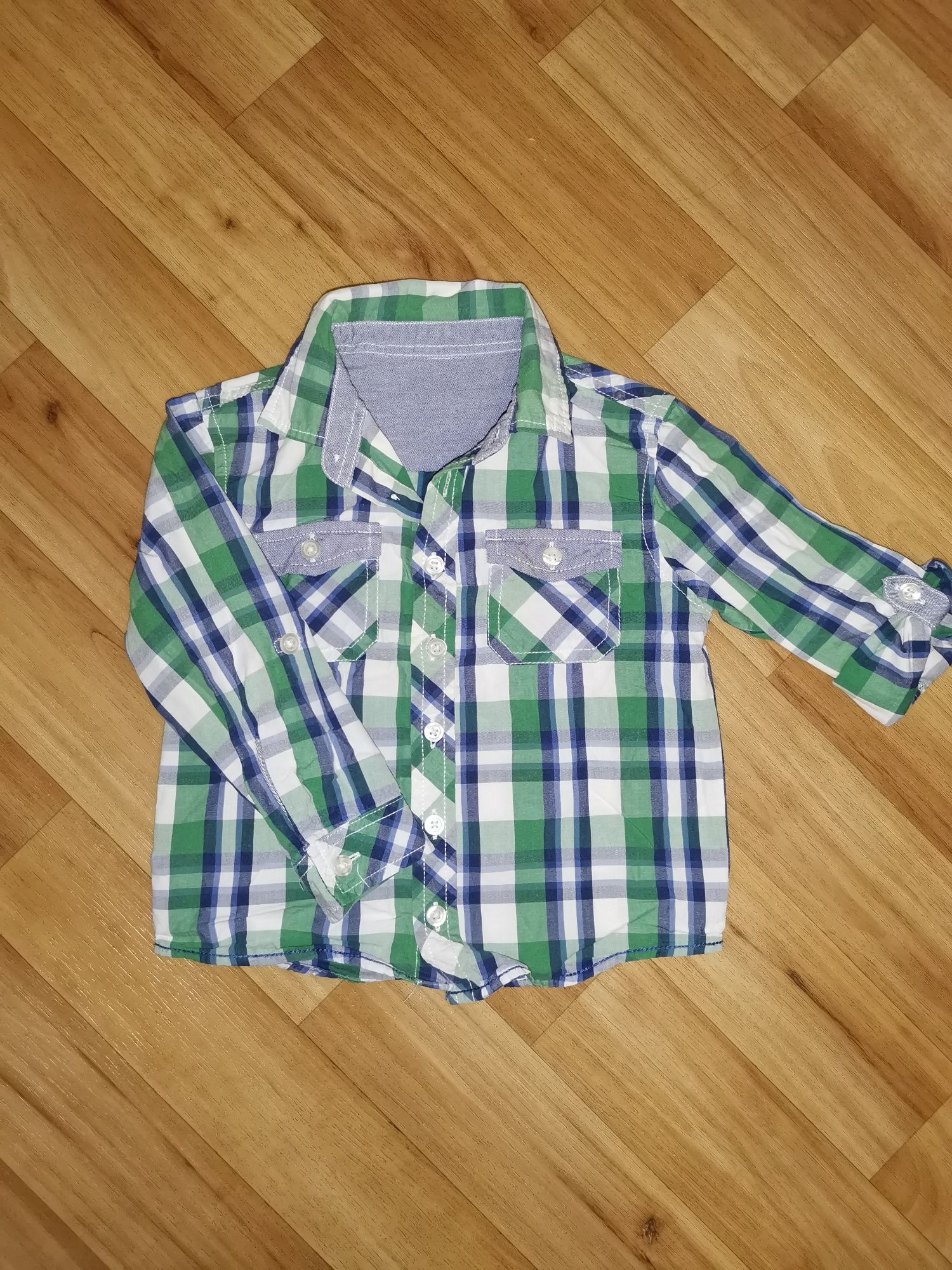 Фирменная рубашка рубашечка на мальчика 1.5 2 3 года 92 98 см