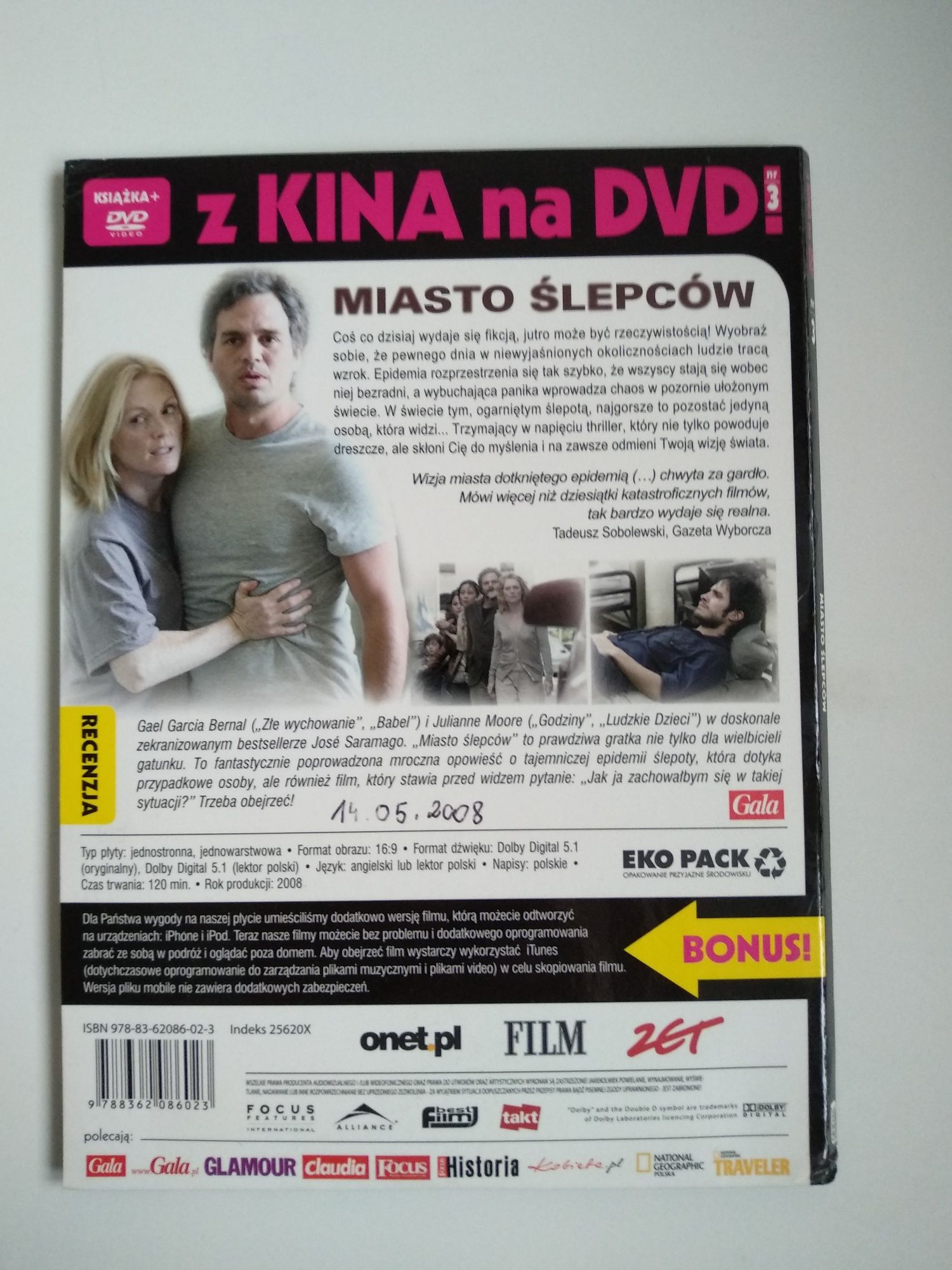 Miasto ślepców - wyst. Mark Ruffalo, Julianne Moore