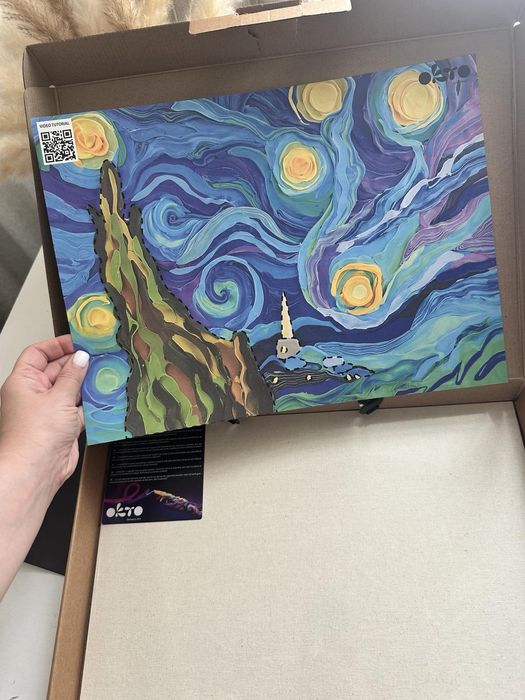 Набор для творчества Okto Звёздная ночь 30*40 см