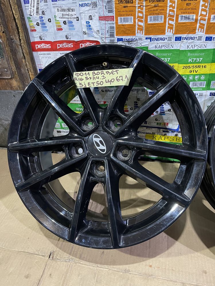 Диски литі borbet r16 6,5j et50 hyundai kia хюндай рено мазда