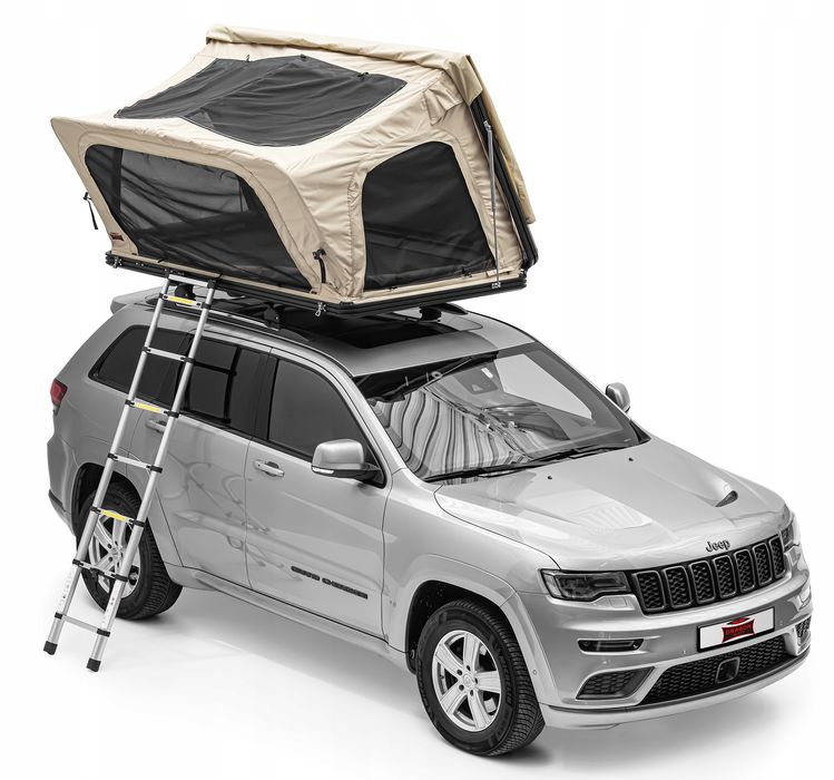 SAMOCHODOWY NAMIOT DACHOWY AERO ALU bagażnik dach w twardej obudowie