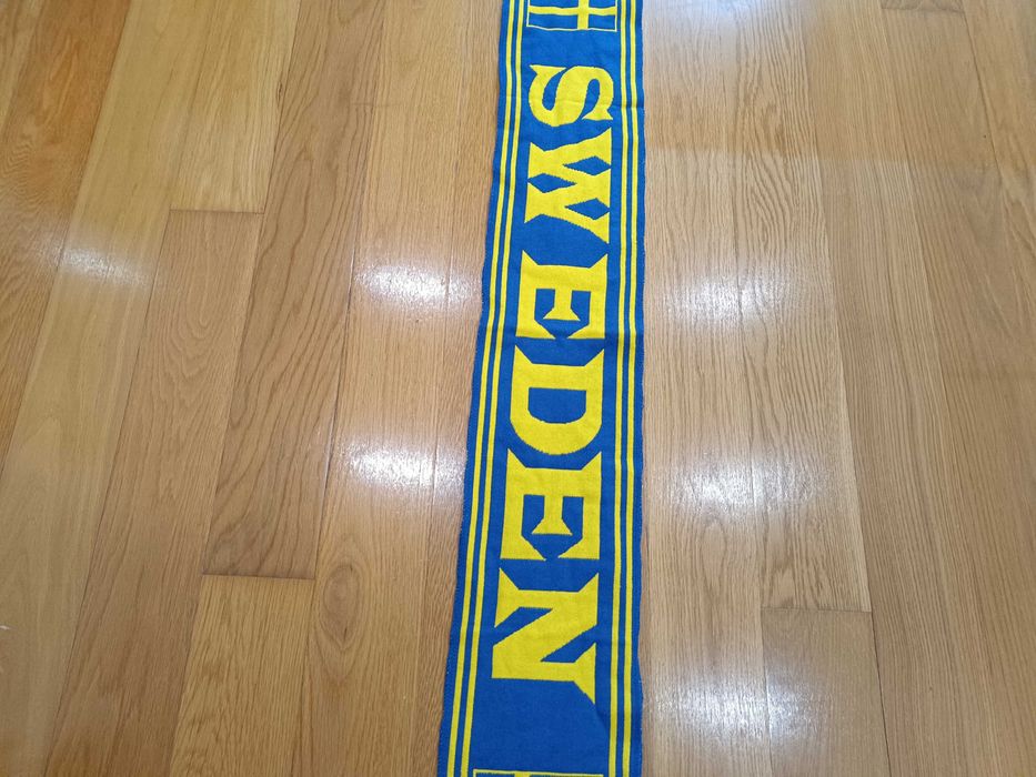 Cachecol Suécia - Sweden - novo bufanda echarpe sciarpa scarf A217