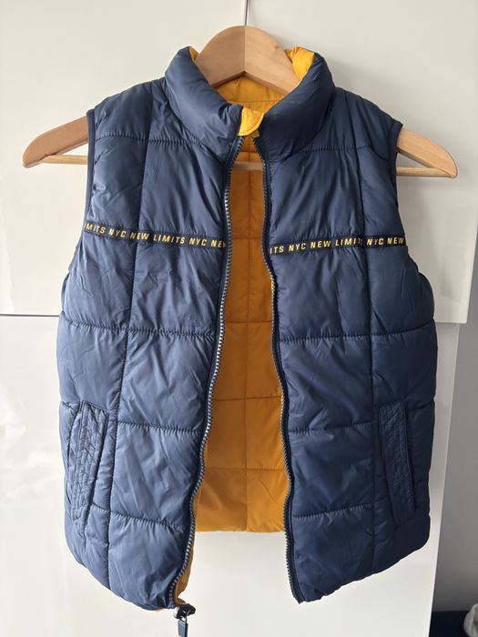 Bezrekawnik chłopięcy dwustronny 140