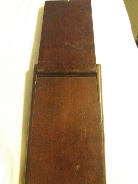 Espelho portatil muito antigo em mogno