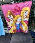 Manta de inverno infantil para meninas das princesas da Disney