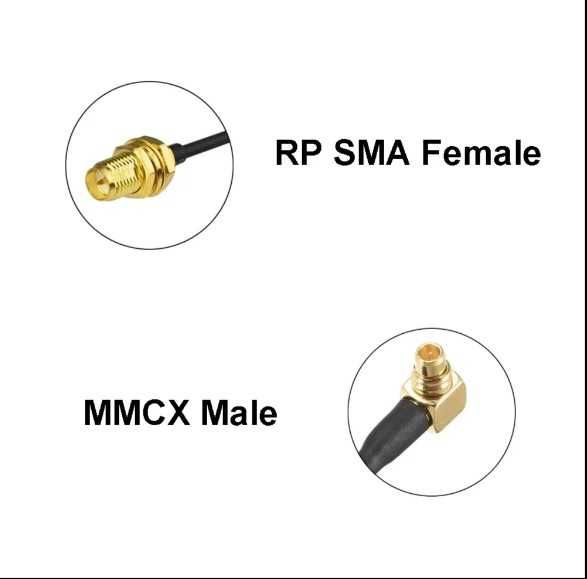 Пігтейл RP-SMA MMCX IPEX UFL 5 7 10см кабель FPV антена дрон