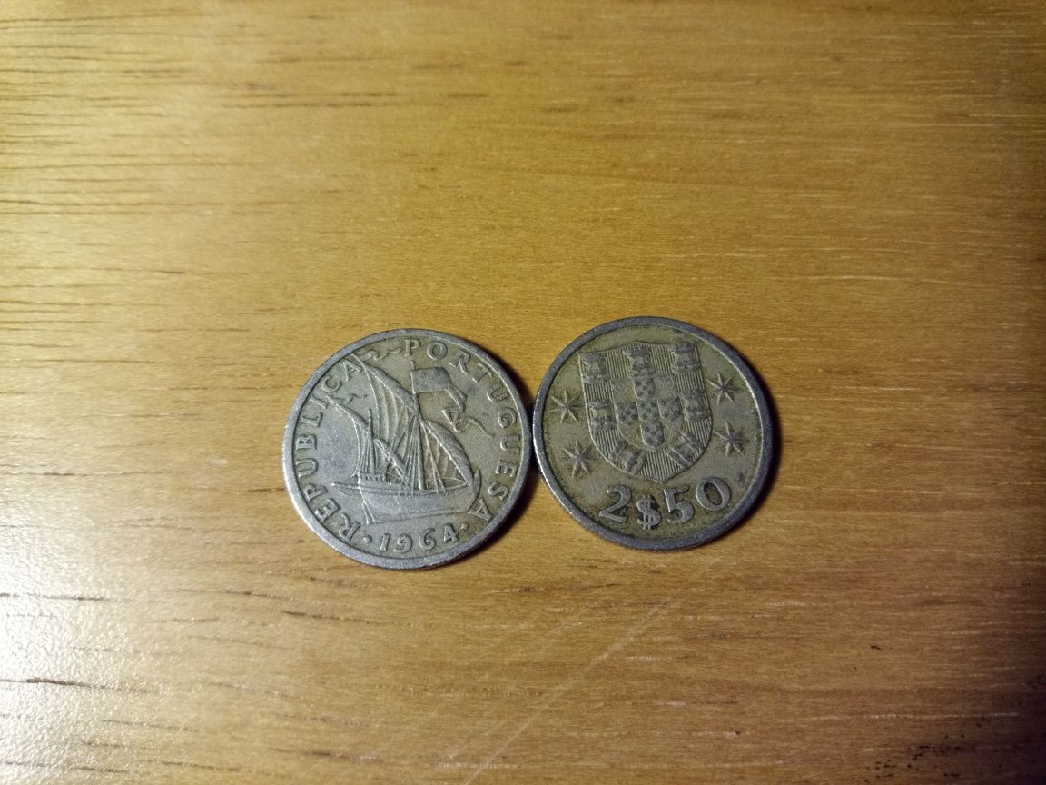 Moedas de 2,5 Escudos de 1964