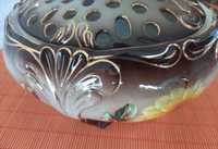 Taça floreira Antiga, porcelana TREMEZ. Numerada