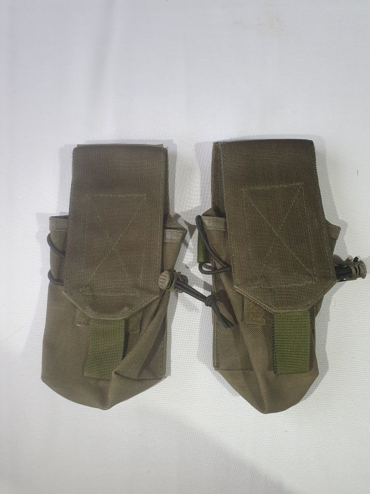 Ładownica AR15 podwójna PSTG na dwa magazynki M4 molle cordura Olive