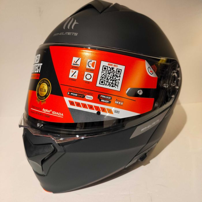 Capacete modular MT Genesis SV Mota scooter novo