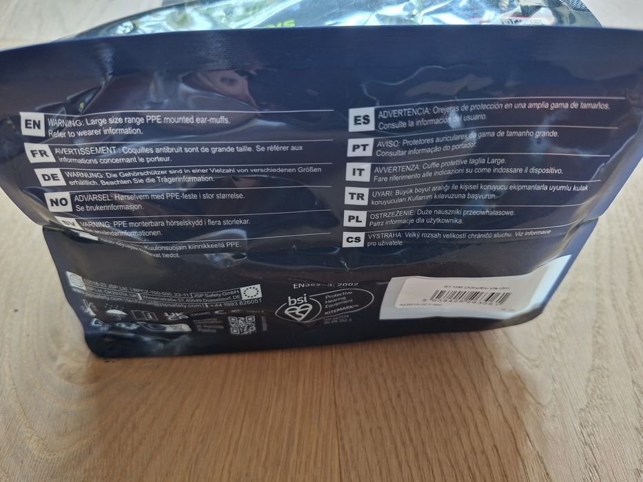 Nauszniki słuchawki przeciwhałasowe JSP