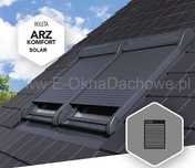 Roleta zewnętrzna Fakro ARZ KOMFORT SOLAR 06 78x118