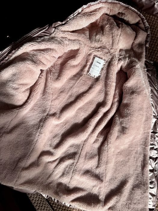 Зимовий комплект пальто,куртка та полукомбинезон на дівчинку  134р.