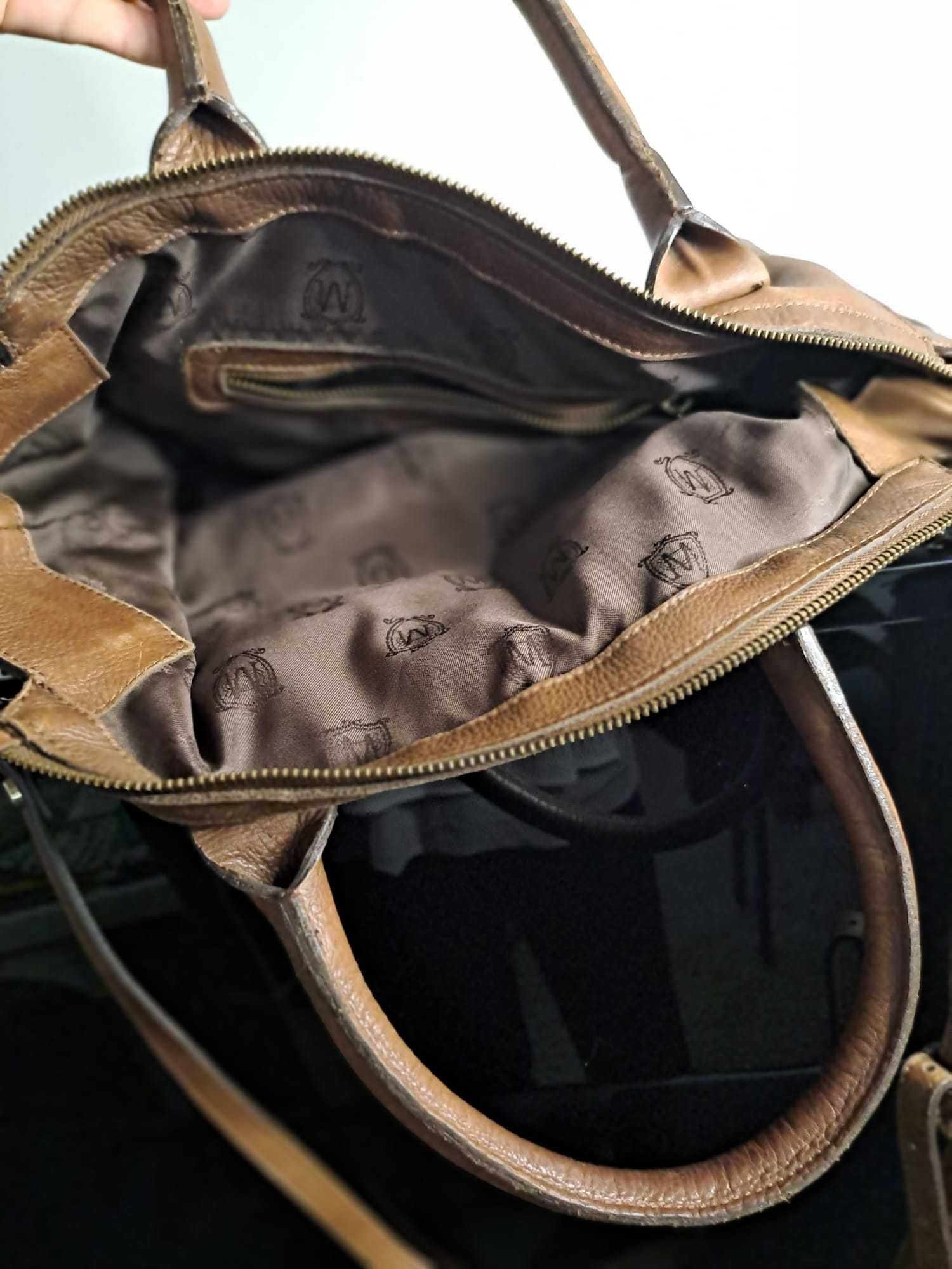 Mala MASSIMO DUTTI em pele