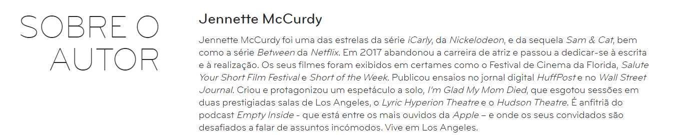 Ainda Bem que a Minha Mãe Morreu (2023) | Jennette McCurdy