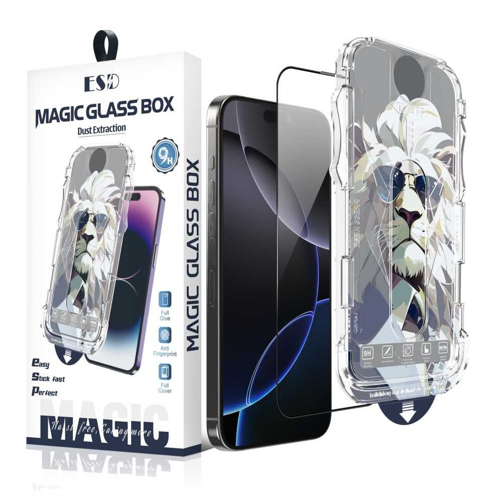 Szkło hartowane 9H (2 szt.) z aplikatorem – do iPhone 13