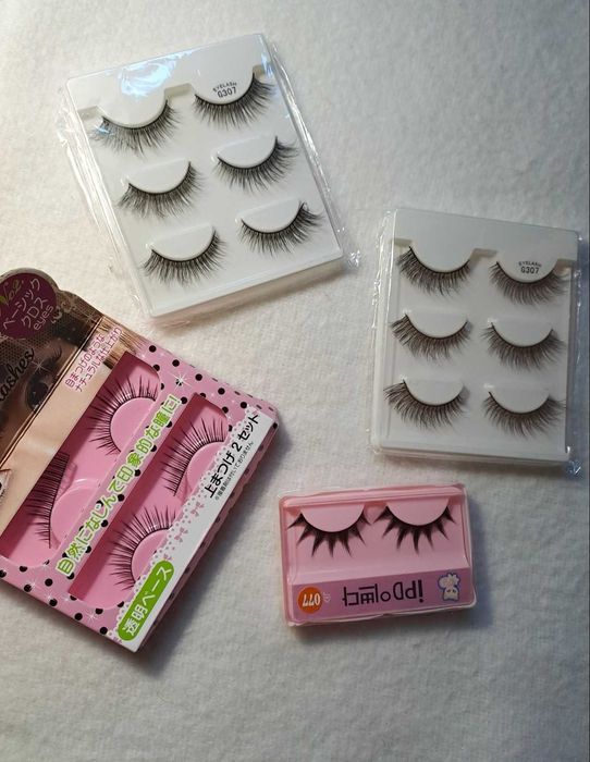 Накладні вії, різні моделі