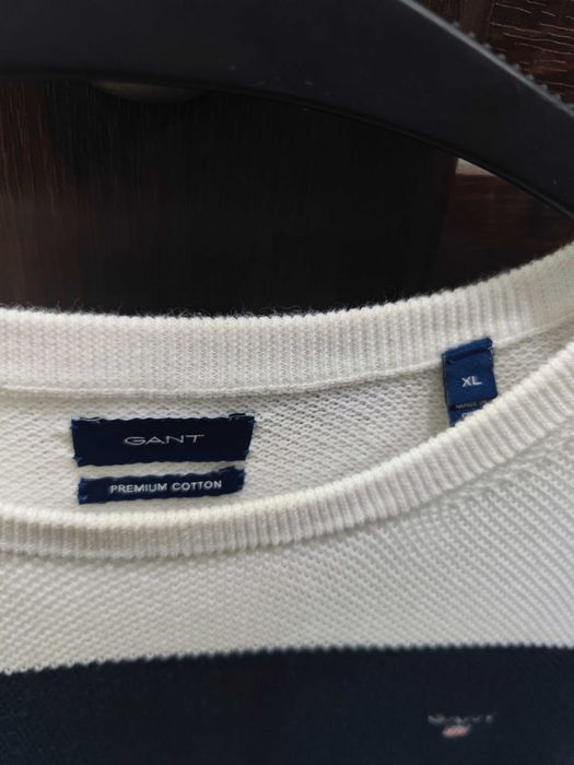 Мужской Свитер, свитшот  GANT COTTON PIQUE (ХЛ)