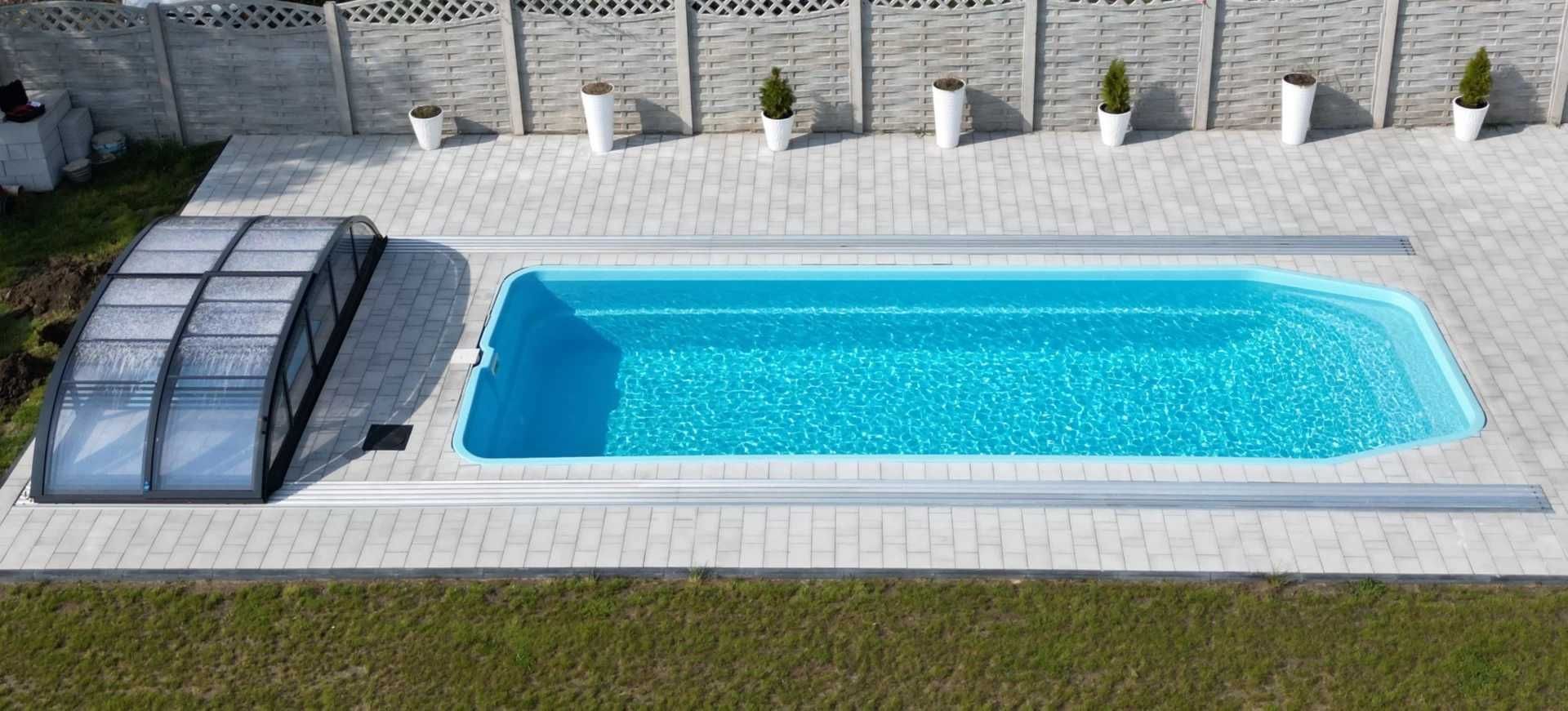 PROMOCJE Zadaszenie basenu ogrodowego przesuwane całoroczne PREMIUM