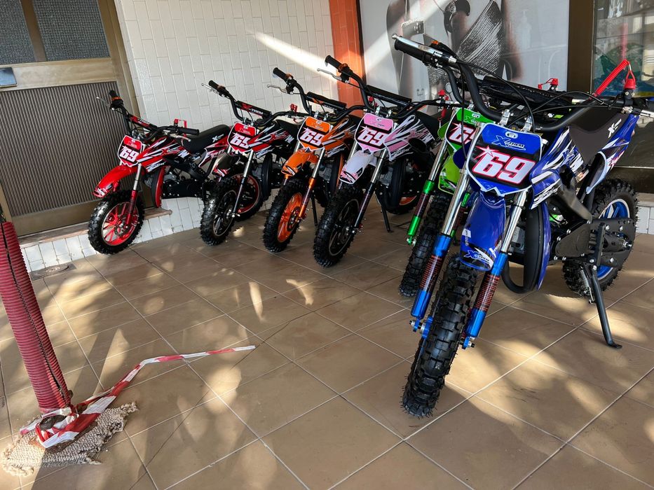 Mini Mota de Cross 49cc para crianças - Novas