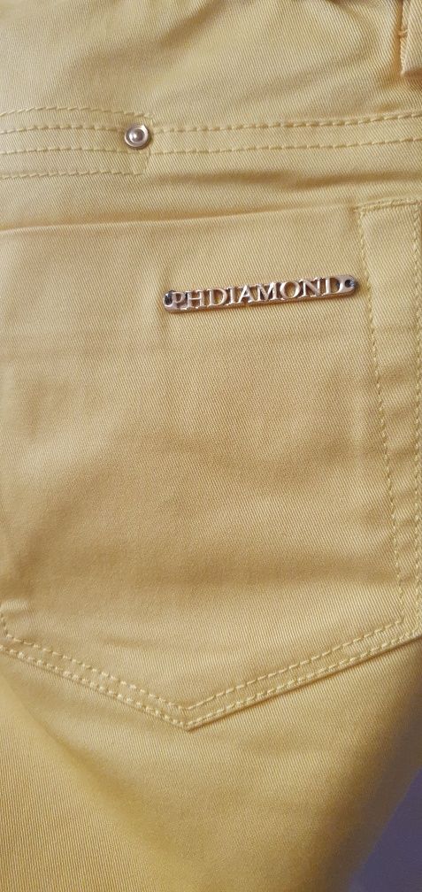 Штани джинси жовті Italy 27 розмір