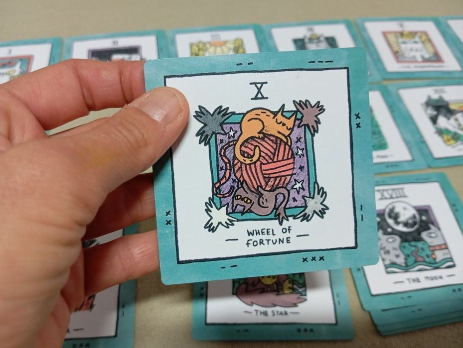 Mini cat tarot de Rachillu