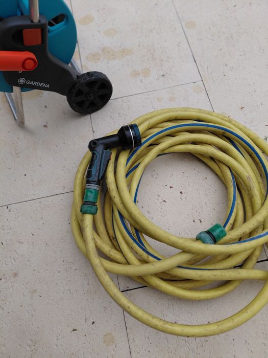 Kit rega enrolador + mangueira 20mts