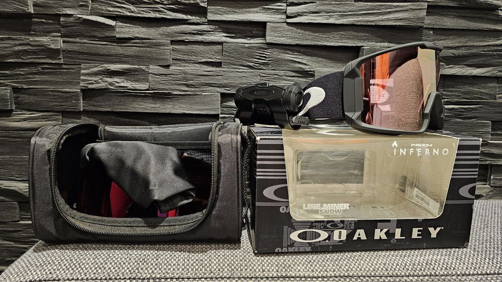 Nowe Oakley Line Miner INFERNO PRIZM Torch + Hi Pink S3 S1 tour split